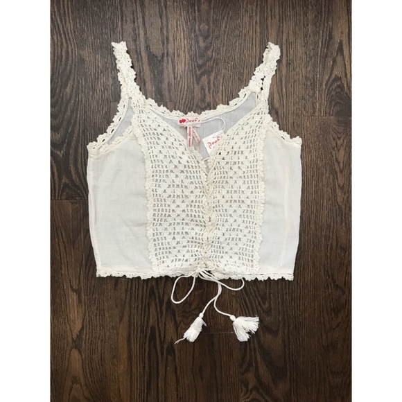 Poof! Tops - NWT POOF! CROCHET TOP